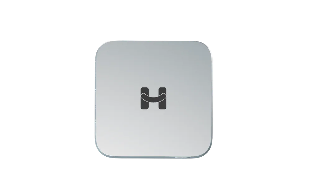 Hx1 top view with H logo